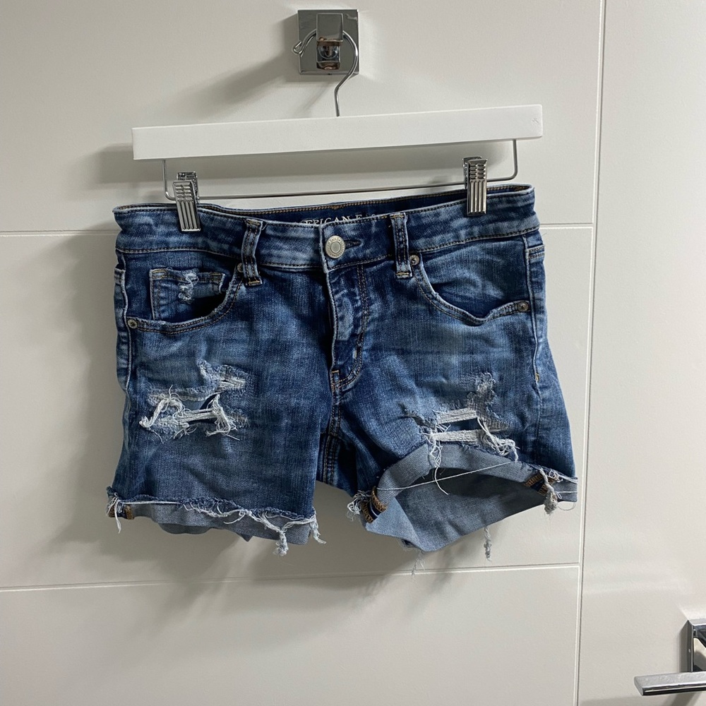 American Eagle blue jean shorts